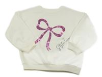 Smotanová mikina s mašlou Matalan