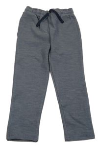 Tmavomodré melírované teplákové nohavice River Island