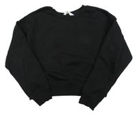 Čierna crop mikina H&M