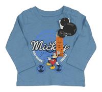 Nové - Modré triko s Mickeym Primark