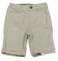 Smotanové plátenné chino kraťasy zn. Primark