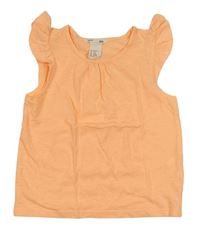 Nonově oranžový top s volánikmi H&M
