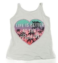 Biely top so srdcem Yd.