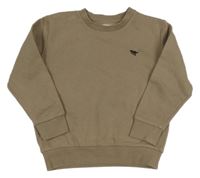 Hnedá mikina s výšivkou Next