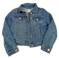 Modrá crop riflová bunda Primark