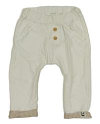 Biele tepláky s gombíky Benetton