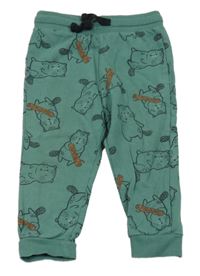 Zelené tepláky s bobry Pep&Co