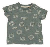 Zelené tričko so sluníčky Nutmeg