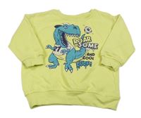 Žltá mikina s dinem