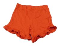 Červené kraťasy s volánikmi Primark