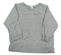 Sivá melírovaná mikina H&M