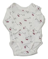 Bílé body s Hello Kitty 