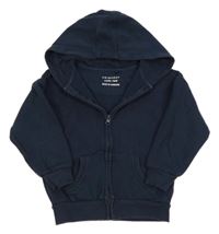 Tmavomodrá prepínaci mikina s kapucňou Primark