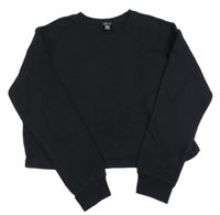 Čierna crop mikina New Look