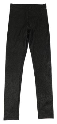 Černé třpytivé legíny F&F