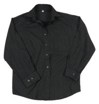 Čierno-sivá pruhovaná košeľa C&A