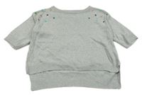 Sivá svetrová vesta s hězdami Yigga