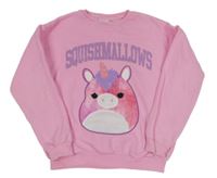 Ružová mikina s jednorožcem - SQUISHMALLOWS Primark