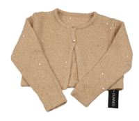 Nové - Ružové trblietavé svetrové bolerko Dunnes Stores