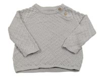 Lila vzorovaný sveter C&A