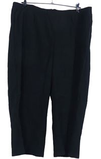 Dámske čierne culottes nohavice s pukmi Zara