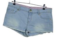 Dámské světlemodré riflové minikraťasy Denim 
