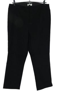 Dámské černé elastické capri kalhoty Tchibo 