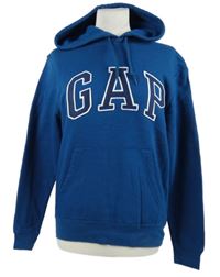 Dámska tmavomodrá mikina s logom a kapucňou GAP