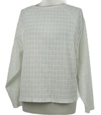 Dámské bílé kostkované elastickétriko S. Oliver