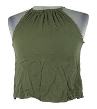 Dámský khaki crop top H&M vel. 32