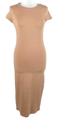 Dámske staroružové tričkové šaty Atmosphere