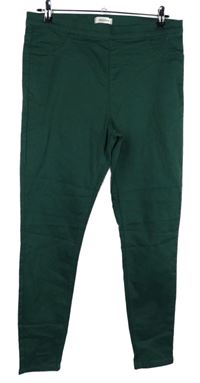 Dámské tmavozelené džegíny M&S