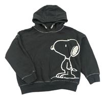 Šedá mikina se Snoopym a kapucí M&S