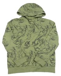 Khaki-černá mikina s kapucí M&S