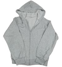 Sivá melírovaná prepínaci mikina s kapucňou H&M