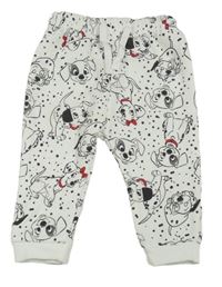Bílé puntíkaté tepláky s dalmatiny Disney