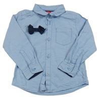 2set - Světlemodrá košile + motýlek S. Oliver