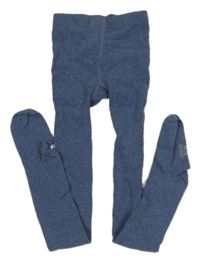 Modré melírované pančuchy