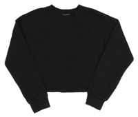 Čierna crop mikina New Look