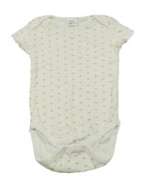 Biele body so sluníčky Zara