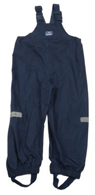 Tmavomodré šušťákové na traké vodeodolné nohavice Jojo Maman Bébé