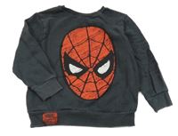 Tmavosivá mikina so Spidermanem George