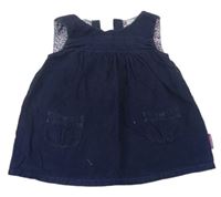 Tmavomodré menšestrové šaty Jojo Maman Bébé