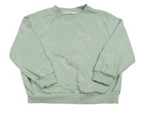 Svetlomodrá mikina s králíčky H&M