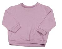 Lila oversize mikina so vzorom Primark