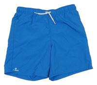 Modré plážové kraťasy s logom Olaian