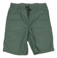 Khaki plátěné kraťasy Yigga