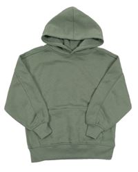 Nové - Zelenošedá mikina s kapucňou Dunnes