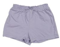 Levandulové bavlnené kraťasy H&M