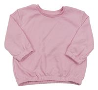 Svetloružová oversize mikina Primark
